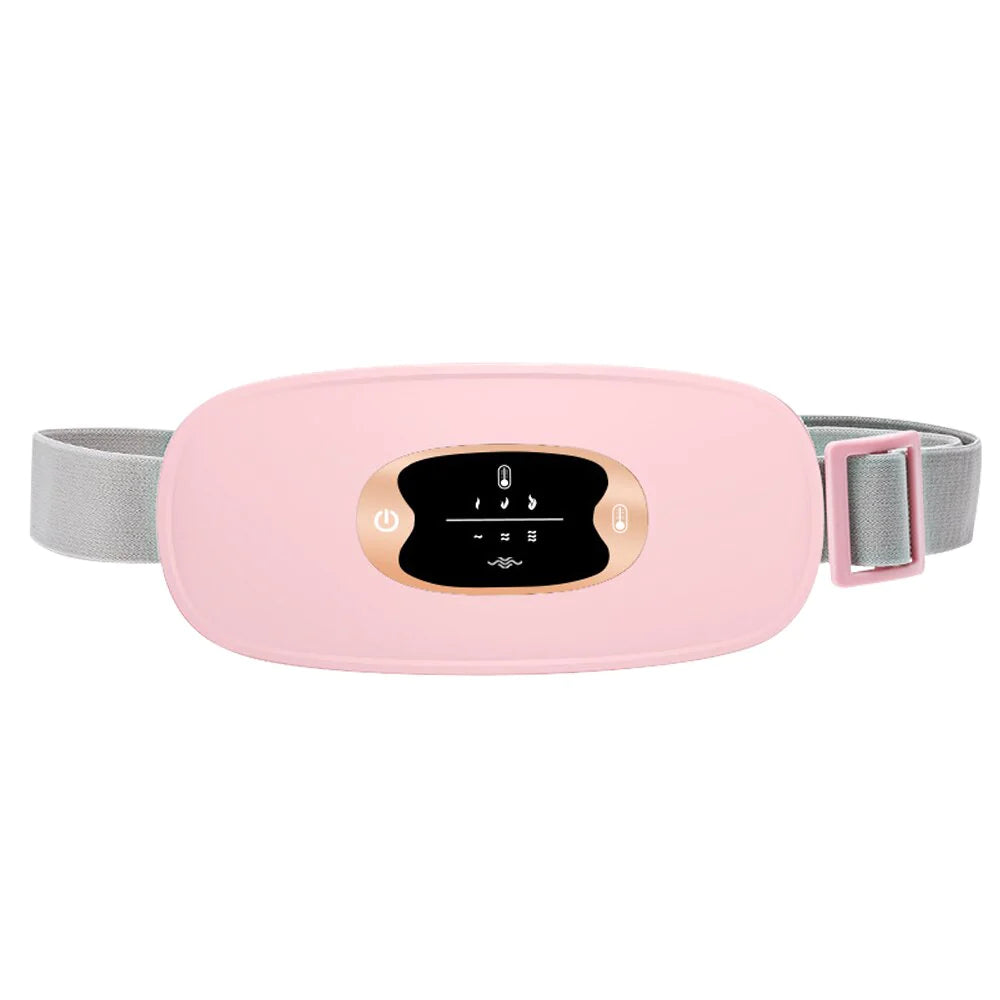 Electric Heating Menstrual Vibrating Pad Belt for Relief from Menstrual Cramps
